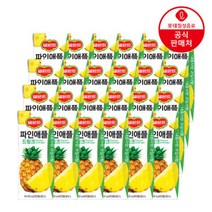 델몬트 파인애플 드링크 190ml x 24팩과즙주스주스음료과채음료