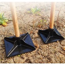 농사 흙 땅 다짐기 대형 래머 압축 20cm 콤펙터, 25cm 콤펙터+손잡이