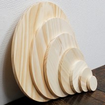 두께1cm 송목나무판 DIY목재원형판, 두께1cm×지름8cm