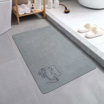 온수 매트 패션 Bathmat 새로운 목욕 매트 2022 뜨거운 Nonslip 부드러운 규조토 입구 Doormat 물 흡수, 02 B_03 60x90cm