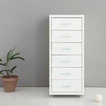 마켓비 FIHA 6단 서랍장, 화이트