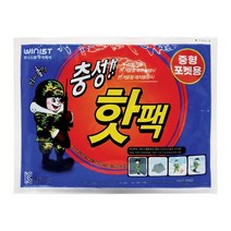 충성 핫팩 군용 포켓형 중형 100g, 30개