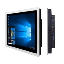 스틱PC 초 미니 PC MINIPC 안드로이드 피시 10 인치 12 15 산업용 컴퓨터 인텔 코어 i7 3537U 17 패널 AIO pc Windows pro 용 정전 식 터치, 17 inch, i7 3537U 4Gb 128Gb