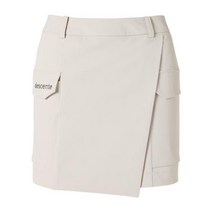 데상트골프 KQF DN21WFSK54-DBEG 여성 아웃포켓 랩 스커트 / DBEG