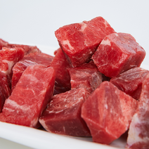 [쭌미트] 호주산 소고기 우둔살 큐브 개별 진공포장 1팩 (100g 150g 200g), 100g