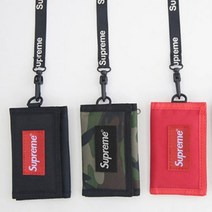 벨크로 목걸이지갑 카드 목걸이지갑 슈프림 지갑 벨크로 찍찍이 학생 교통카드 포켓