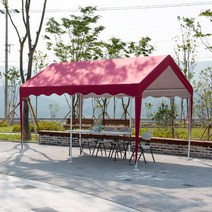 프리폼 고급형 튼튼한 대형 쉘터천막 3X3 천막 풀세트, ST프레임+지붕 3X3 브라운
