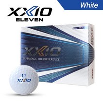[2020년신제품]던롭 젝시오 XXIO 11 SOFT 일레븐 소프트 3피스 화이트칼라 골프볼-12알, 화이트