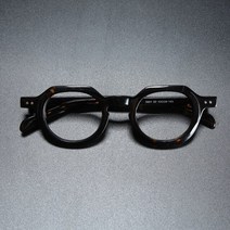 반뿔테 실루엣 하은테 안경 빈티지 옵티컬 남성 여성 럭셔리