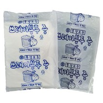 부국비닐봉투 (90X110)백색 쓰레기(배접)봉투(특대)60장, 60장, 100L