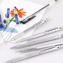 제도판 자동 연필 무광택 금속 제도 기계 0.3mm 용품