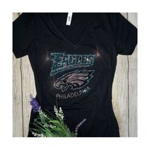 필라델피아 이글스 뉴 라인스톤 V 티셔츠 S-4X, 3XL