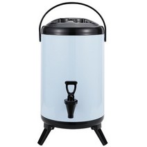 케이터링 디스펜서 보온보냉 홈파티 커피 홈파티 음식배달 음료박스 음료통 커피디스펜서 보온디스펜서, 10L 라이트블루