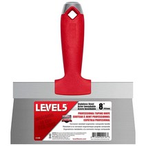 LEVEL5 견고한 합성 손잡이가 있는 25.4cm(10인치) 스테인리스 스틸 테이핑 나이프 품질 부식 방지 경량 충격 및 용제 5 520, 8-Inch