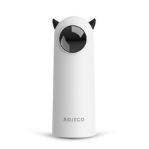 자동 봉고데기 헤어 자동고데기 롤 굵은 물결 웨이브 볼륨고데기 ROJECO-자동 고양이 장난감 대화형 스마, 01 White