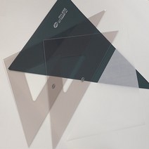 동아측기 제도용 ATOM 삼각자 (직각 삼각 한세트), 1개, 45cm