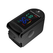 색도계 Oximeter 모니터 손가락 산소 측정기 클립 유형 Spo2 Pr 센서 LED 멀티 컬러 디스플레이 펄스 디지, 01 Black