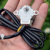 BLDC 서보 소형 스텝 스테핑 감속모터 감속기 엔코더 dc 12v 스테퍼 모터 24byj 4상 5선식 마이크로 미니 24mm 스텝 기어드 모터 스마트 화장실 액세서리용 대형, 없음