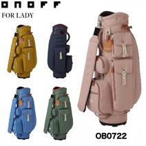 오노후 캐디백 OB0722 ONOFF CADDIEBAG for LADY 8.5형 2.5 kg 46 inch 여성용, -, 네이비