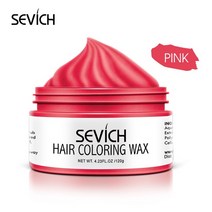 헤어초크 새치커버 임시 헤어 컬러 왁스 남자 diy 진흙 일회용 성형 붙여 넣기 염색 크림 젤 컬러링 스타일링 실버 그레이, [08] 분홍색, 1개