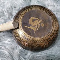 해외 명품 프리미엄 싱잉볼 불교 용품 명상 종 노래 그릇 수련 심신 안정, 직경 8cm