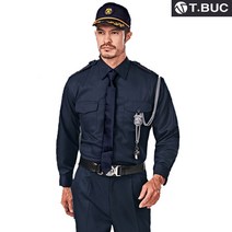 경비복 상의 하의 별매 T-19J T-19P 네이비 M~4XL 긴팔 셔츠 바지 경비 복 남방 봄 가을 겨울 티뷰크