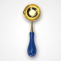 목재 화로대 불멍 화로대 캠핑 화로대 감성 화로대단단한 나무 씰링 왁스 난로 스토브 레트로 인감 용융, 13 blue handle gold