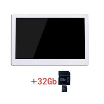 디지털액자 전자앨범 스마트액자 모니터 15인치 사진 7인치 8인치 휴대폰 전자 영상 광고, white 32G_AU 플러그