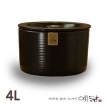 +[플렉스온]+옹기 항아리 단지 4L 장아찌 업소용 국산[FLEXONmarket]+