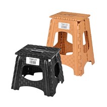 마노 퀵체어 접이식 수납용이 간이 플라스틱 미니 의자 낚시 캠핑 학생 야외 욕실, 브라운대형(TBR-02)