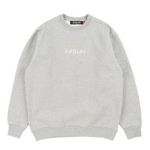[케슬러] KESSLER - CROSS SWEATSHIRT (GRAY) 기모 맨투맨 스웨트셔츠