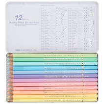 홀베인 색연필 12색 파스텔 톤 세트 OP903
