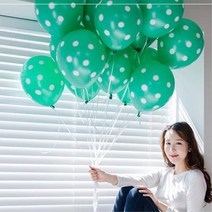 크리스마스 장식 헬륨풍선 제작 그린돗 15p 행사용