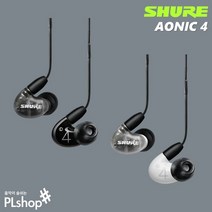 슈어 에이오닉4 삼아정품 SHURE 이어폰 AONIC 4, 블랙