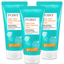 포인트 딥 클린 클렌징 폼 175g x 3 Cleansing Form 폼크리너, 3개, 175ml