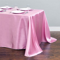 식탁보 롤 원목식탁 책상보 테이블보 책상깔개 협탁보 새틴 식탁보 모던 스타일 골드 화이트 테이블 천으로, 05 145x220CM-57x87inch, 11 light pink