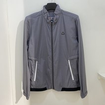 [행복한백화점][그린조이][그린조이] 잔스트라이프 패턴 하이넥 풀집업 점퍼 그레이 남성 GP18WJ53M