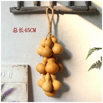 조롱박 장식품 표주박 주렁주렁 걸이 인테리어, ., 길이 45cm 애호박 10개 크기 10cm