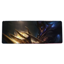 롤 LOL 디자인 마우스 패드 79종 시리즈 리그 오브 레전드 장패드 3mm 두께, 900x400mm + 3mm개, 심황