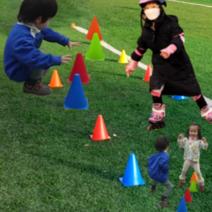 미니 라바콘 축구콘 반환점 삼각콘 콘 10개, 그린