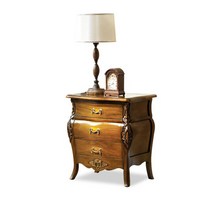 퍼레이 키라 엔틱 마호가니원목 서랍장 3단 비밀 협탁