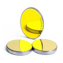 금도금 반사경렌즈 Co2 레이저 조각기용 Dia19 20 25, Si Mirror 3Pcs_25mm
