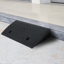 썸띵 상가 매장 입구 진입판 계단 문턱 경사판 오르막 패드 슬로프, 1개, 블랙 27x11