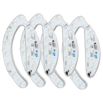 꾸미라이팅 LED모듈 15W 포밍램프 부메랑 일체형 LED형광등, 주광색(형광등색) X 4세트, 1개