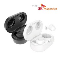 with SK m&service TWS 블루투스 이어폰, 블랙