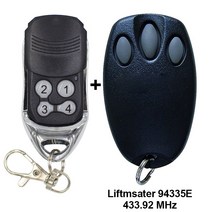 차단기 셔터 원격리모컨 리프트마스터 체임벌린 94335e 433.92mhz 원격 제어 전기 게이트 교체, 녹색 버튼