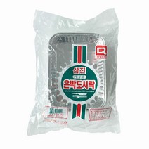 삼진 무공해 은박도시락 19x14x4 10개입 소풍 야유회, 단품