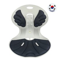 바른 자세교정 허리 자세 교정 좌식 의자, 블랙1+블랙1