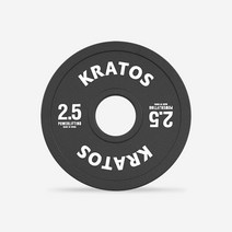 크라토스 고무 저중량 원판 2.5KG (2개1세트), 2개, 단품
