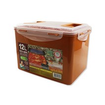 황토진공누름이 / 누름독 김치통 장아찌통 밀폐용기 보관용기 김장용기, 8-1호(12L), 1개